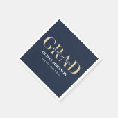 Minimale Graduierungspartei Serviette (Ecke)