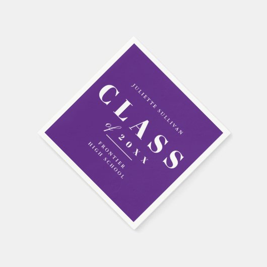 Minimale Graduierungspartei Serviette (Ecke)