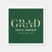 Minimale Graduierungspartei Serviette (Vorderseite)