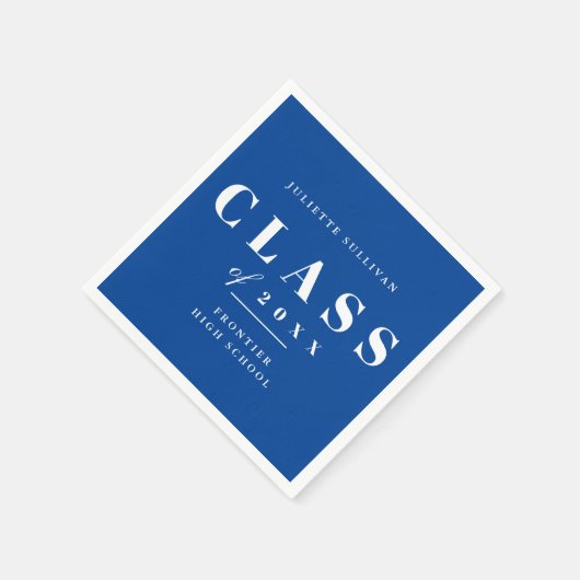 Minimale Graduierungspartei Serviette (Ecke)