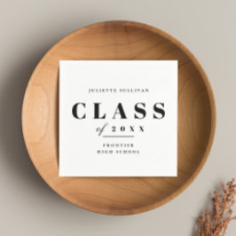 Minimale Graduierungspartei Serviette