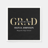 Minimale Graduierungspartei Serviette (Vorderseite)