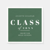 Minimale Graduierungspartei Serviette (Vorderseite)