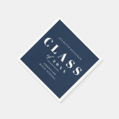 Minimale Graduierungspartei Serviette (Ecke)