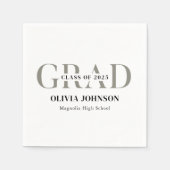 Minimale Graduierungspartei Serviette (Vorderseite)