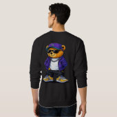 Minimale Grafik-Sweatshirt – Premium Casual Street Sweatshirt (Schwarz voll)