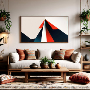 Minimale Grafikdesign Poster