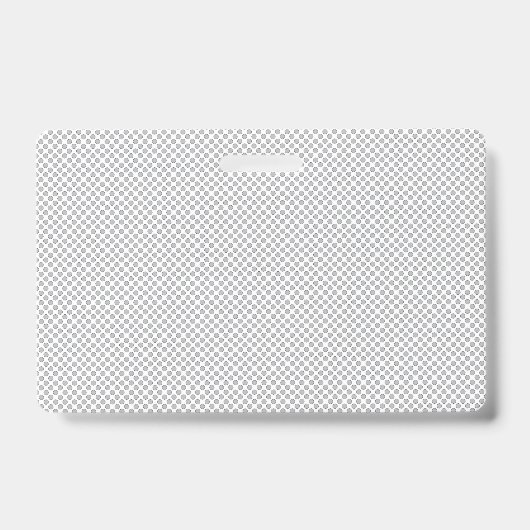 Minimale graue Polka-Dot-Musterung Ausweis (Vorderseite)