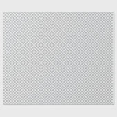 Minimale graue Punkte-Muster  Geschenkpapier (Flach)