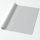 Minimale graue Punkte-Muster  Geschenkpapier (Ungerollt)