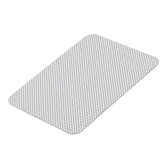 Minimale graue Punkte-Muster Magnet (Linke Seite)