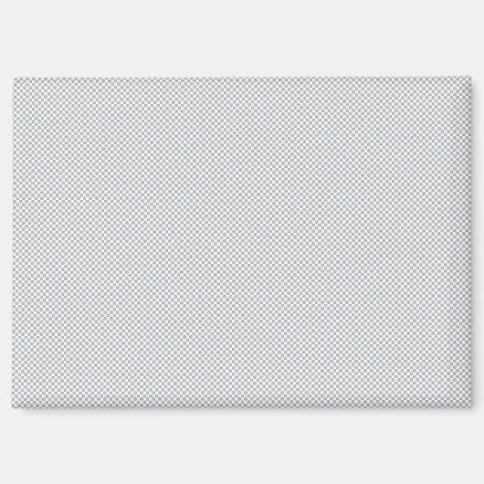 Minimale graue Punkte-Muster Magnet (Vorderseite)