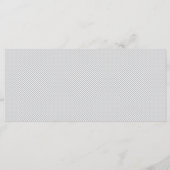 Minimale graue Punkte-Muster Menükarte (Rückseite)