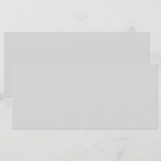 Minimale graue Punkte-Muster Menükarte (Vorne/Hinten)
