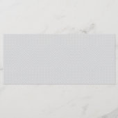 Minimale graue Punkte-Muster Menükarte (Vorderseite)
