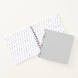 Minimale graue Punkte-Muster Notizblock