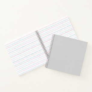 Minimale graue Punkte-Muster Notizblock