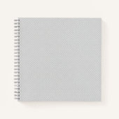 Minimale graue Punkte-Muster Notizblock (Vorderseite)