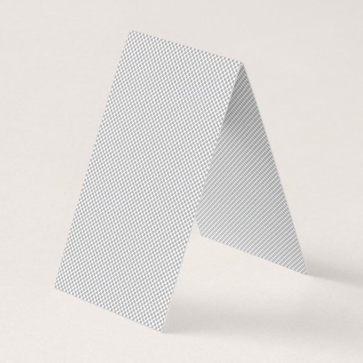 Minimale graue Punkte-Muster Visitenkarten (Rückseite)