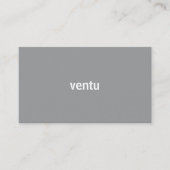 Minimale Graue und weiße Visitenkarte (Vorderseite)