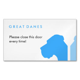 Minimale Great Dane ID-Serie Magnetische Visitenkarte