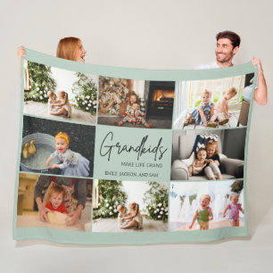 Minimale Großkinder machen Life Grand 8 Foto Colla Fleecedecke