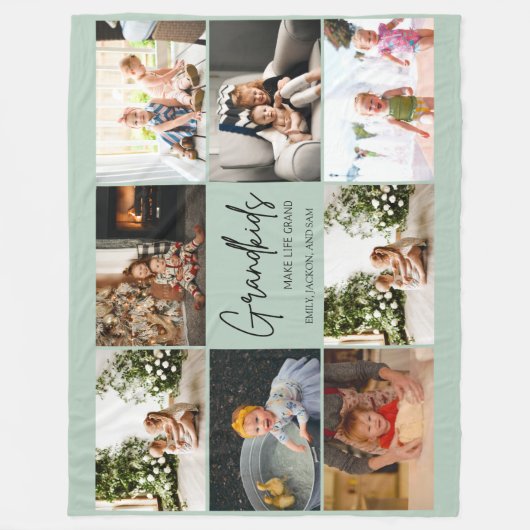 Minimale Großkinder machen Life Grand 8 Foto Colla Fleecedecke (Vorderseite)