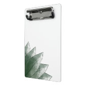 Minimale grüne Blätter Mini-Clipboard Mini Klemmbrett (Gewinkelt2)
