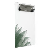 Minimale grüne Blätter Mini-Clipboard Mini Klemmbrett (Schrägansicht)