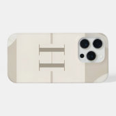 Minimale H-Telefonhülle iPhone Hülle (Rückseite (Horizontal))