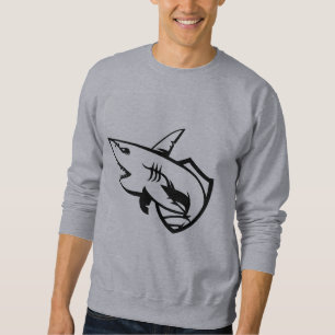 Minimale Hai-Grafik Herren-Sweatshirt Sweatshirt