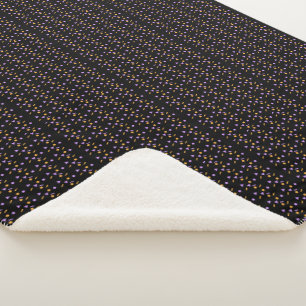 Minimale Halloween-Confetti-Streusel Baby Sherpadecke