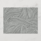 Minimale handgezeichnet Grüne Minze Botanische Hoc Einladungspostkarte (Rückseite)