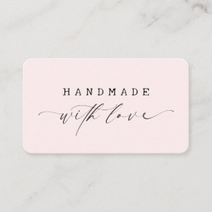 Minimale Handhabung mit benutzerdefiniertem Liebe- Visitenkarte
