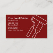 Minimale Hausmaler-Visitenkarten Visitenkarte (Vorderseite)