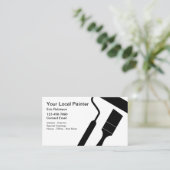 Minimale Hausmaler-Visitenkarten Visitenkarte (Stehend Vorderseite)