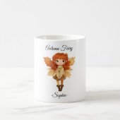 Minimale Herbstfee – Personalisierter Becher Kaffeetasse (Mittel)