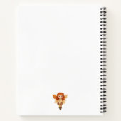 Minimale Herbstküche - Personalisiertes Notebook Notizblock (Rückseite)