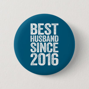 Minimale Herren Ehemann seit 2016 Hochzeit Button