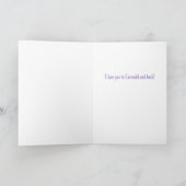 Minimale Herz-Liebe Sie Valentines Karte (Innenseite)