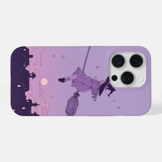 Minimale Hexe iPhone Hülle (Rückseite (Horizontal))