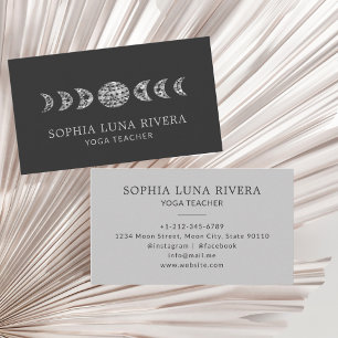 Minimale Himmelsmondphasen Visitenkarte