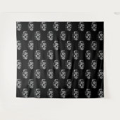 Minimale Hintergrundinformationen für das Schwarz- Wandteppich (Vorderseite (Horizontal))