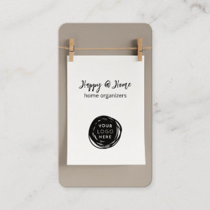 Minimale Hinzufügen Ihrer Logo-Organisation Visitenkarte