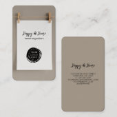 Minimale Hinzufügen Ihrer Logo-Organisation Visitenkarte (Vorne/Hinten)