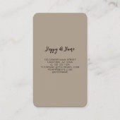 Minimale Hinzufügen Ihrer Logo-Organisation Visitenkarte (Rückseite)