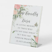 Minimale Hochzeit im Zeichen des liebenden Gedächt Sockelschild (Vorderseite)