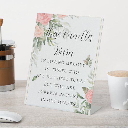 Minimale Hochzeit im Zeichen des liebenden Gedächt Sockelschild (In SItu)