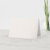 Minimale Hochzeits-Dankeskarten  Einladung (Rückseite)