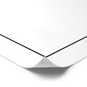 Minimale Hochzeitssatellite für Lieblings-Menschen Poster (Ecke)